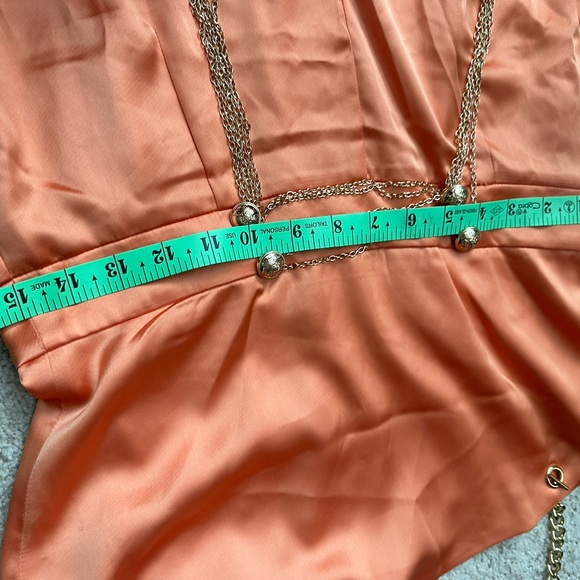 NWT FASHION NOVA SATIN JUMPSUIT LARGE - Picture 10 of 12